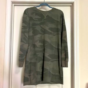 Abercrombie Camo Sweatshirt Dress
